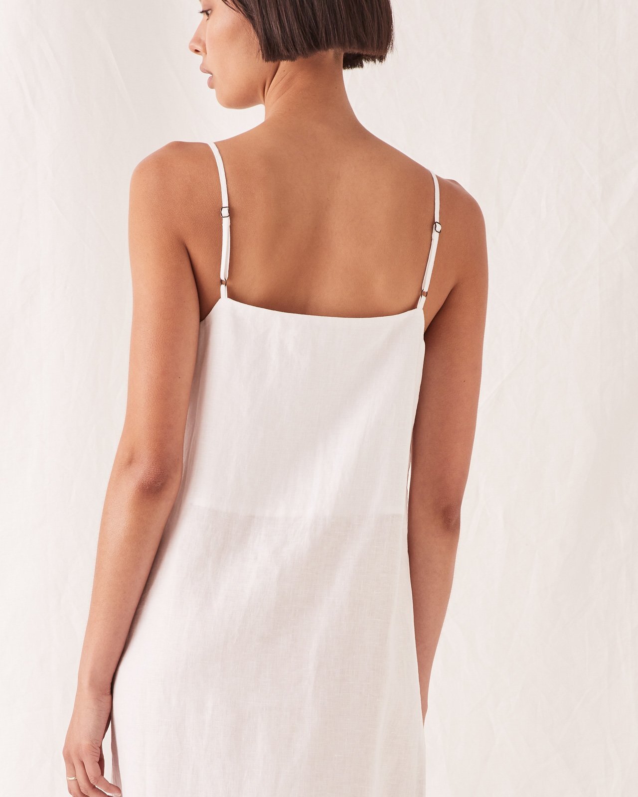 Assembly linen 2024 slip dress