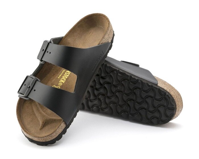 Birkenstock Arizona Smooth Leather Narrow Sandal Black Brand