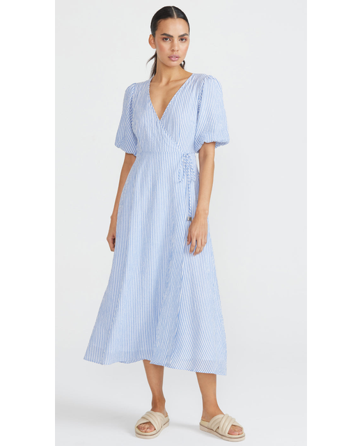 Azul Wrap Midi Dress - Shop by category-Dresses & Jumpsuits : Preview ...