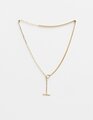 Gold Fob Chain Necklace