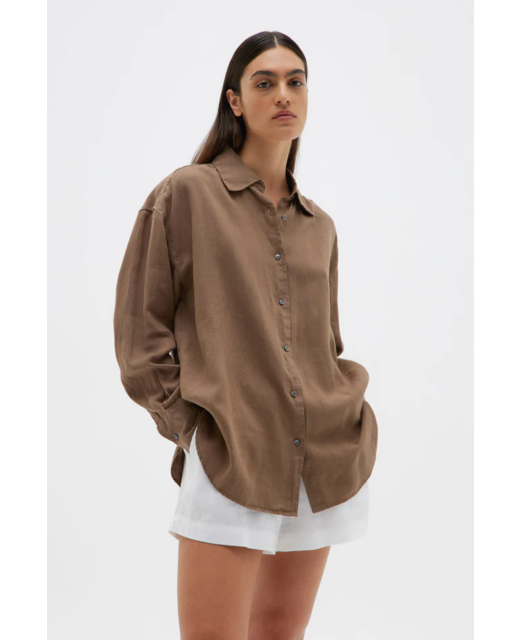 Oversized Linen Shirt