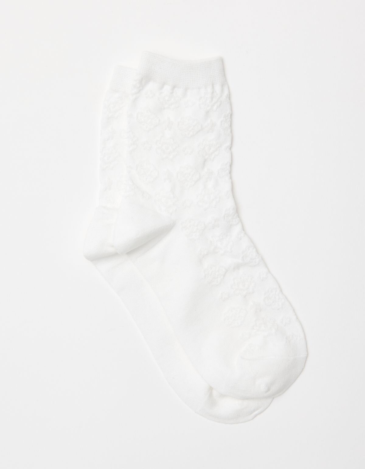 Texture White Socks - Brand-Stella & Gemma Accessories : Preview ...