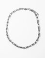 Silver Chunky Link & Ball Chain Necklace