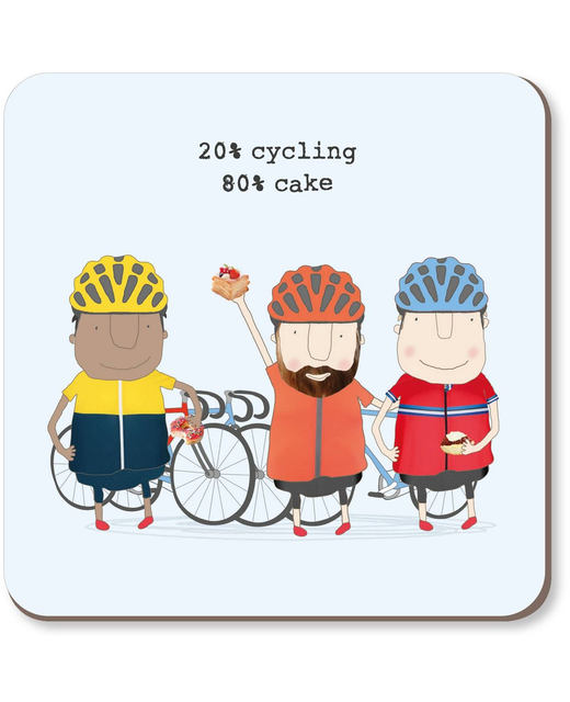 Cycling Cake Boy Coaster