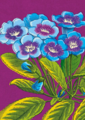 Purple Primroses Card