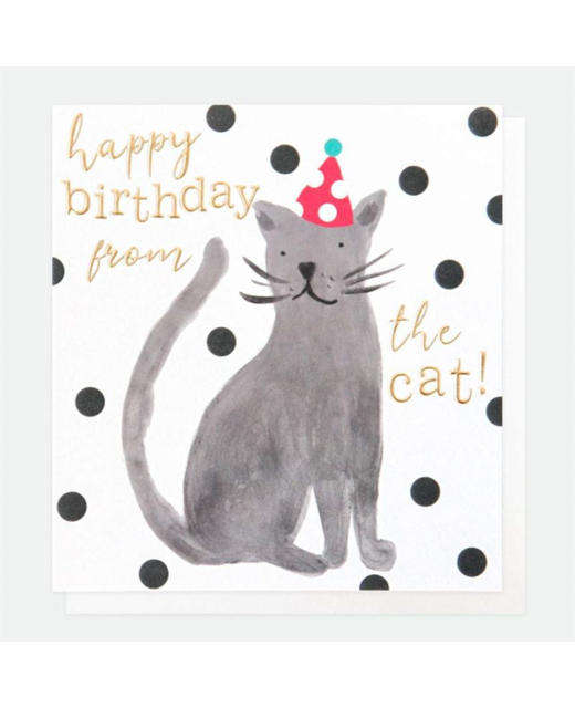 Happy Birthday From The Cat Card