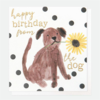 Happy Birthday From The Dog Card