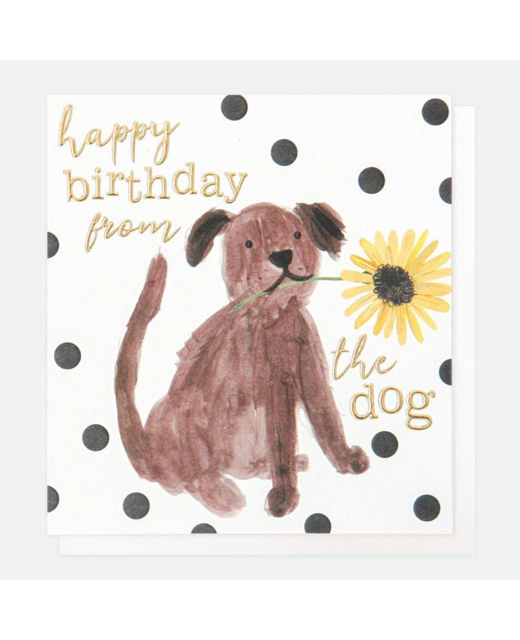 Happy Birthday From The Dog Card