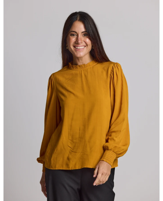 Prospect Blouse - Golden Syrup