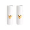 Gold Heart Mini Vase - Set of 2