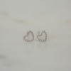 Dotty Love Studs Silver