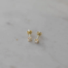 Mini Pearl Studs Gold