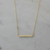 Bar Necklace Gold