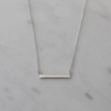 Bar Necklace Silver