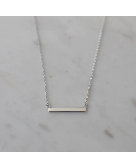 Bar Necklace Silver