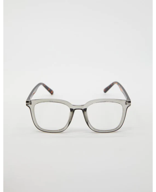 Lili Grey with Tort Arms Reader Glasses x 1.50