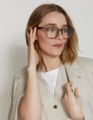 Lili Grey with Tort Arms Reader Glasses x 1.50