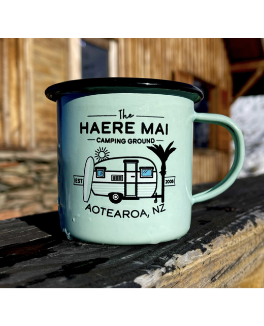 Moana Road Haere Mai Enamel Mug - Small