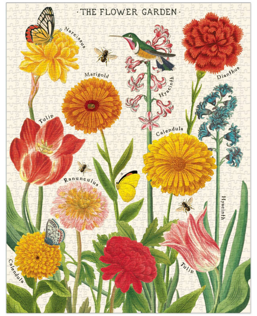 Livewires Flower Garden 1000pc Vintage Puzzle