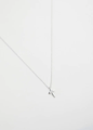 Stella + Gemma Lucky Cross Necklace - Silver