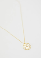 Stella + Gemma Daisy Patch Necklace - Gold