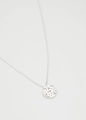 Stella + Gemma Daisy Patch Necklace - Silver