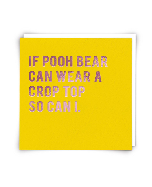 Livewires Pooh Bear Card