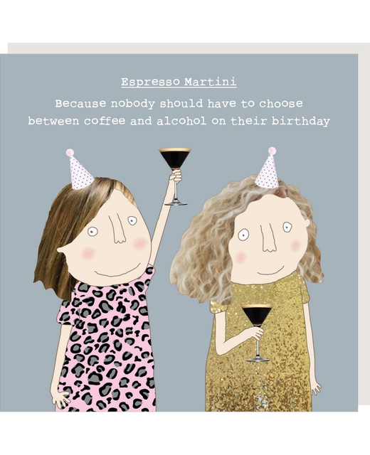 Rosie Made a Thing Espresso Martini Card