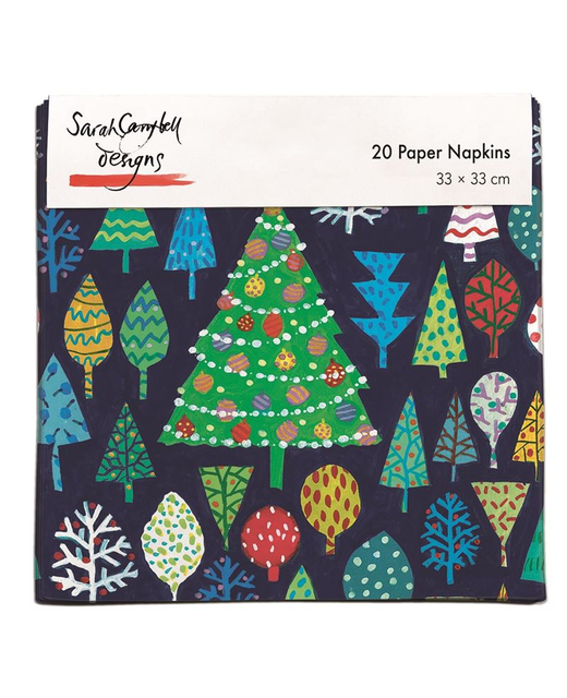 Livewires Christmas Forest Paper Napkins 20pk