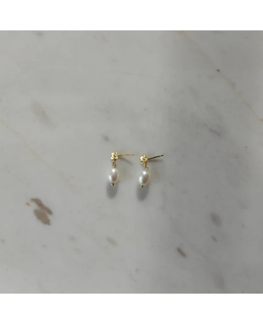 Sophie Pearly Daisy Day Studs - Gold