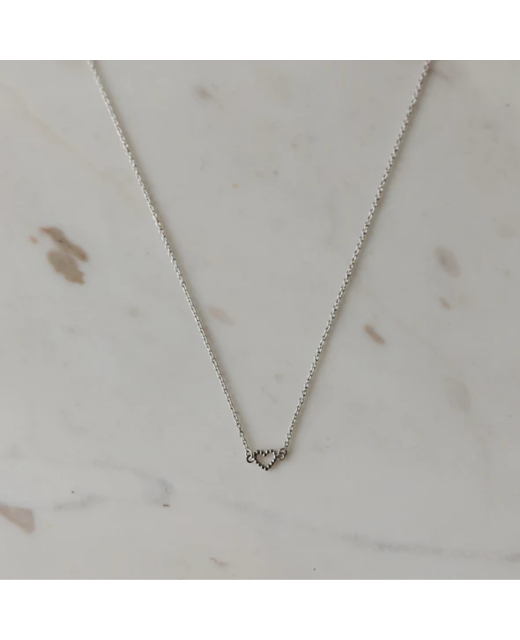 Sophie Dotty Love Necklace - Silver