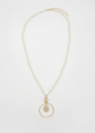 Stella + Gemma Long White Wood Necklace