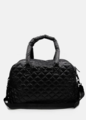 Stella + Gemma Quilted Overnight Bag - Black