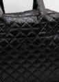 Stella + Gemma Quilted Overnight Bag - Black