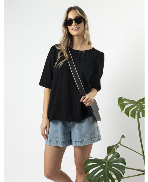 Stella + Gemma Verso Top - Black