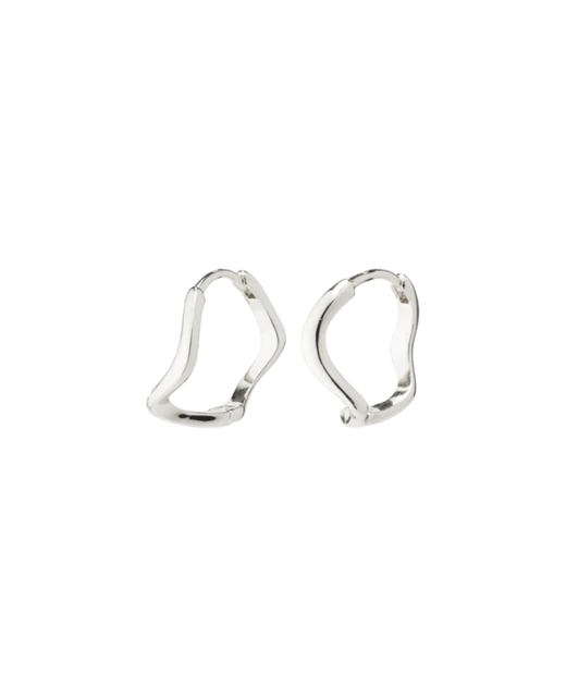 Pilgrim Alberte Organic Shape Hoop Earrings