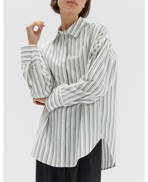 Assembly Label Tala Poplin Stripe Shirt