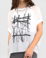 Storm Stix Print Oversized Tee