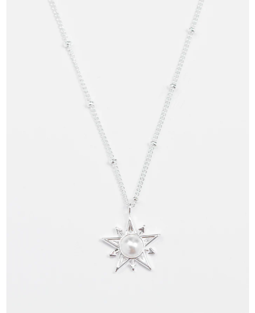 Stella + Gemma Star Arrows with Pearl Necklace