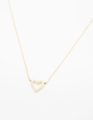 Stella + Gemma Crystal Heart Necklace