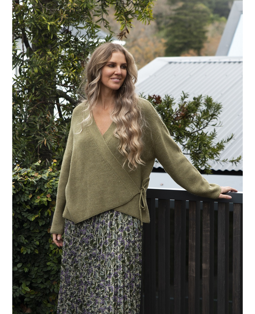 Stella + Gemma Elma Cardigan - Cress