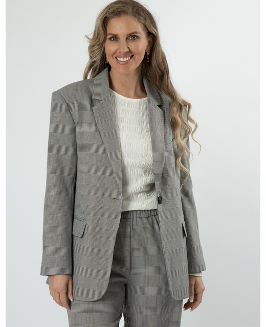 Stella + Gemma Monaco Blazer - Houndstooth