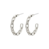 Pilgrim Eira Cable Chain Hoop Earrings