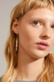 Pilgrim Berthe Pearl Chain Earrings