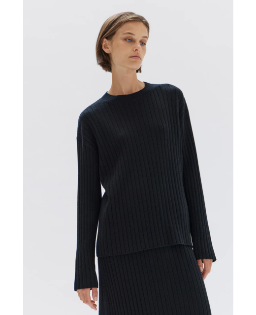 Assembly Label Wool Cashmere L/S Rib Top