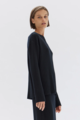 Assembly Label Wool Cashmere L/S Rib Top