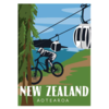 Moana Road Mountain Bike & Gondola Tea Towel