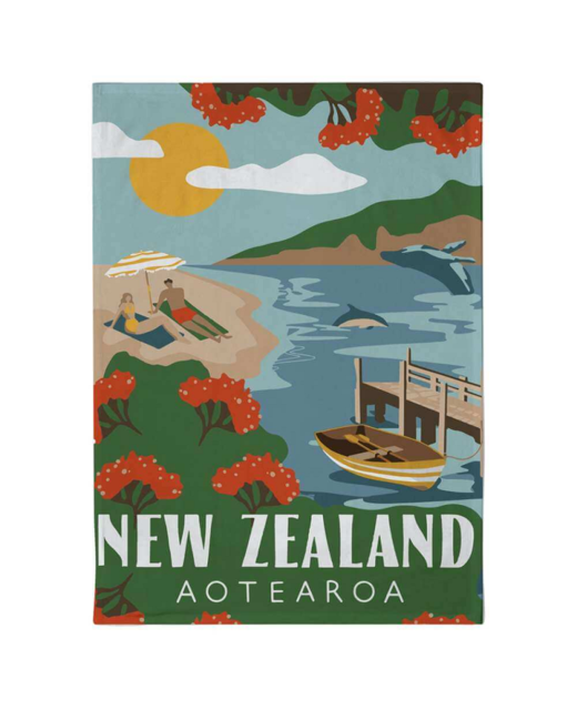 Moana Road Northern Beach Tea Towel