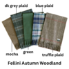 Parisian Fellini Autumn Woodland Scarf