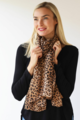 Archer House Leopard Print Scarf